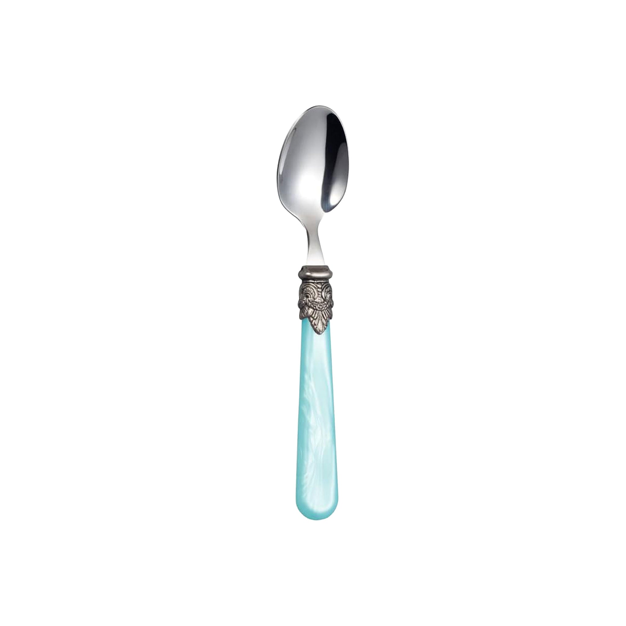 5-Piece Blue Stainless Steel Flatware Set