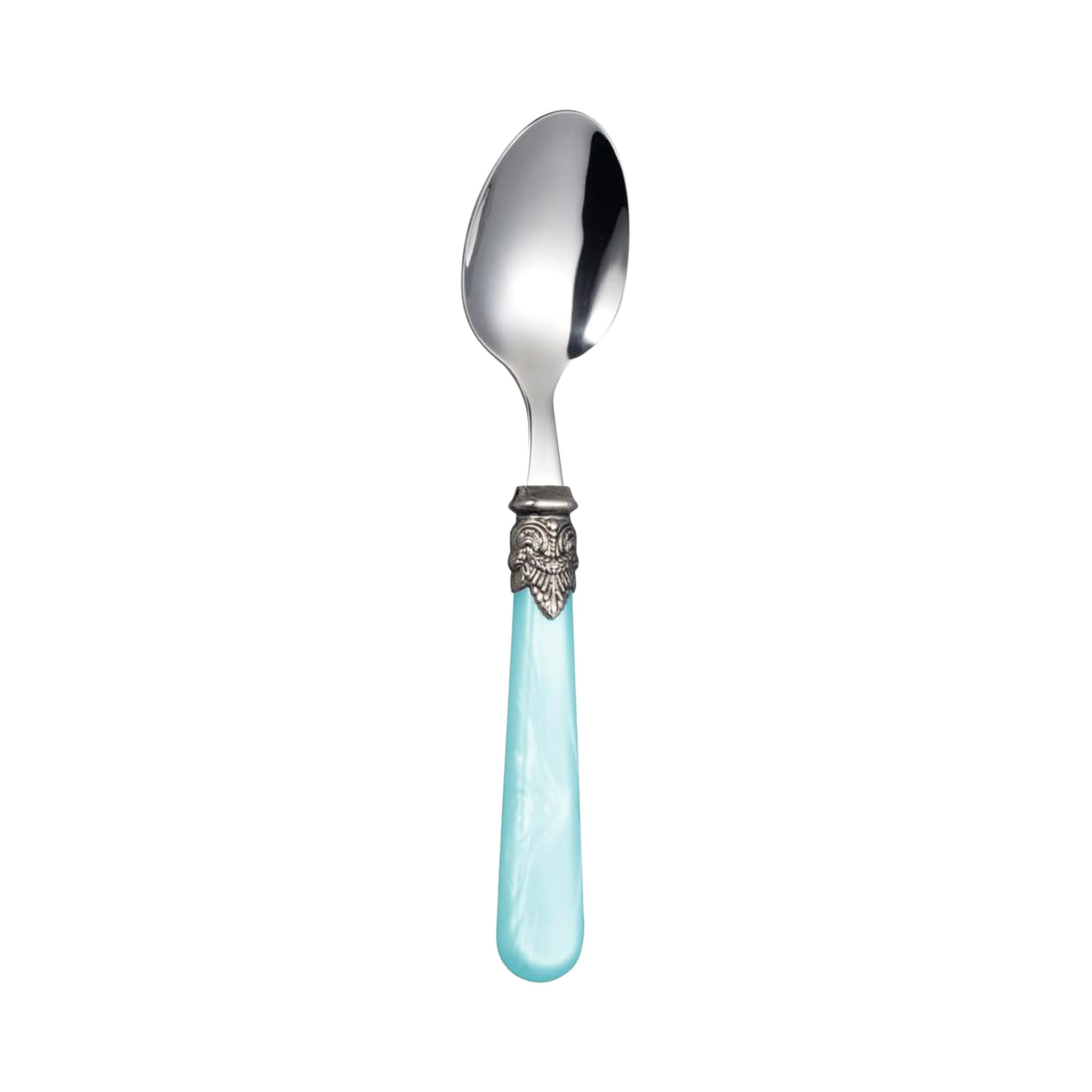 5-Piece Blue Stainless Steel Flatware Set