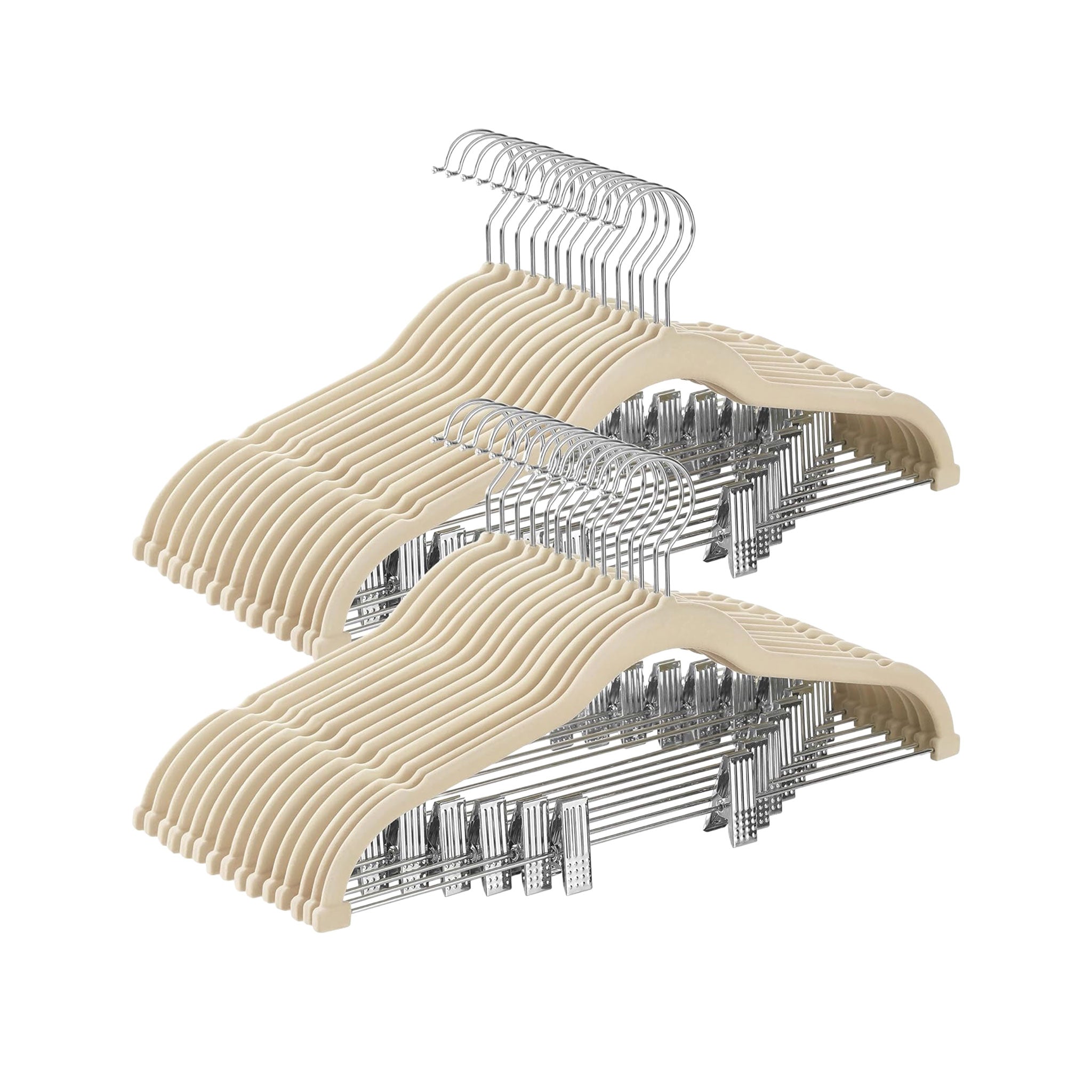 5-Set Wooden Pants & Scarf Closet Organizers