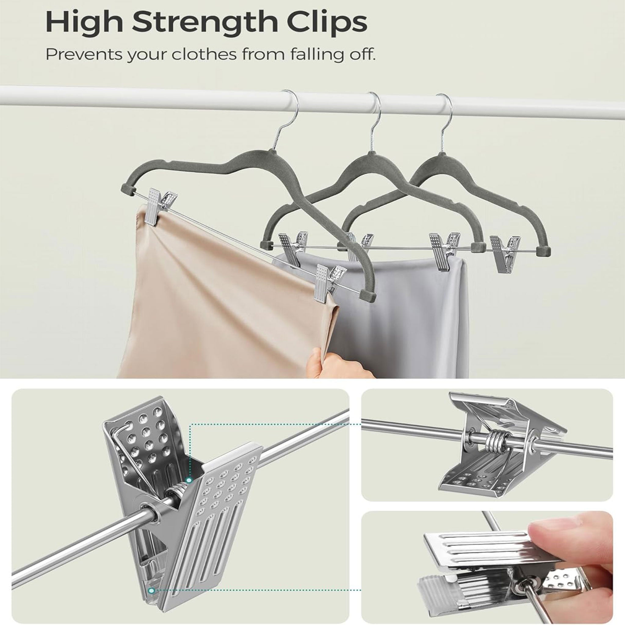 5-Set Wooden Pants & Scarf Closet Organizers