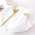 50pcs 30x30cm Ivory Retro Gauze Cotton Napkin Sewing Edge Tea Towel Wedding Party Christmas Table DecorBurrs napkins  Wholesale - Wiktra