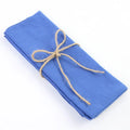 50pcs Cotton Cloth Napkins 30x45cm Dusty Blue Fabric Serviette Kitchen Tea Table Towels for Home Wedding Decoration Christmas - Wiktra