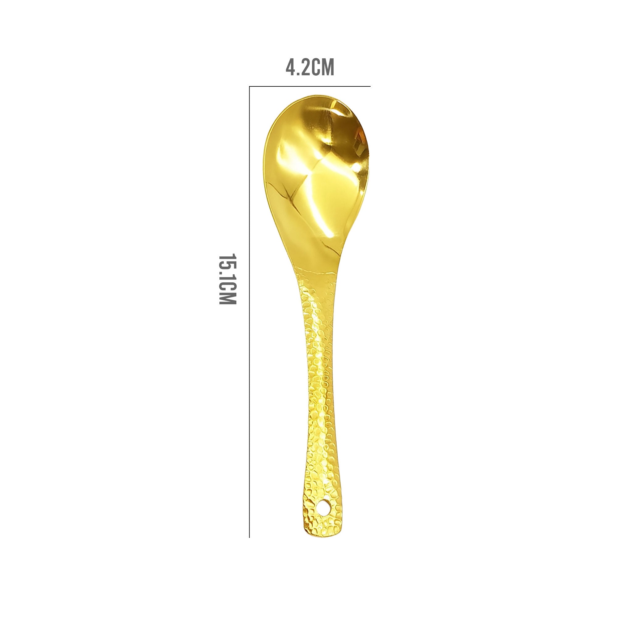 5PCS Stainless Steel Ramen Soup Spoons