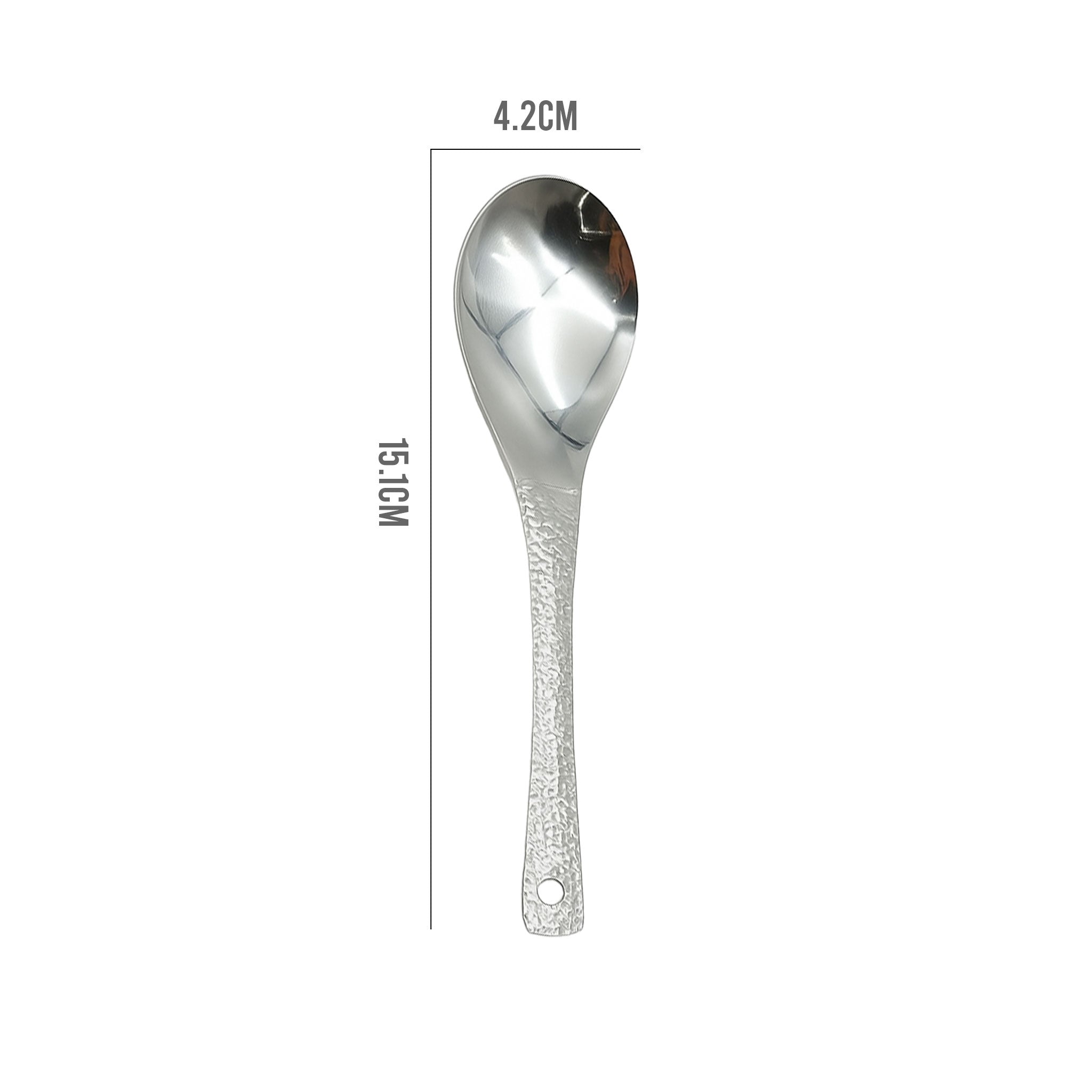 5PCS Stainless Steel Ramen Soup Spoons
