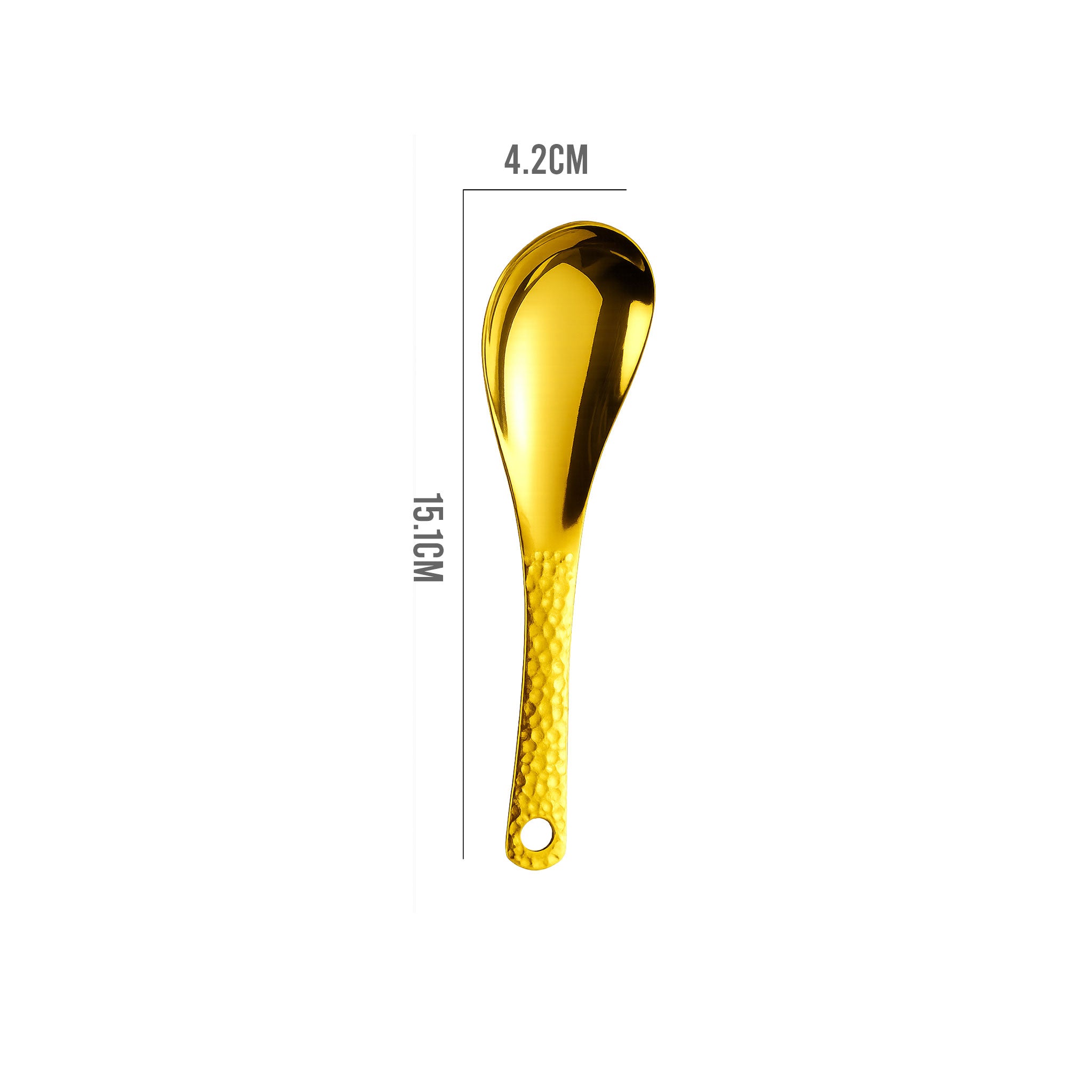 5PCS Stainless Steel Thick Soup Spoons