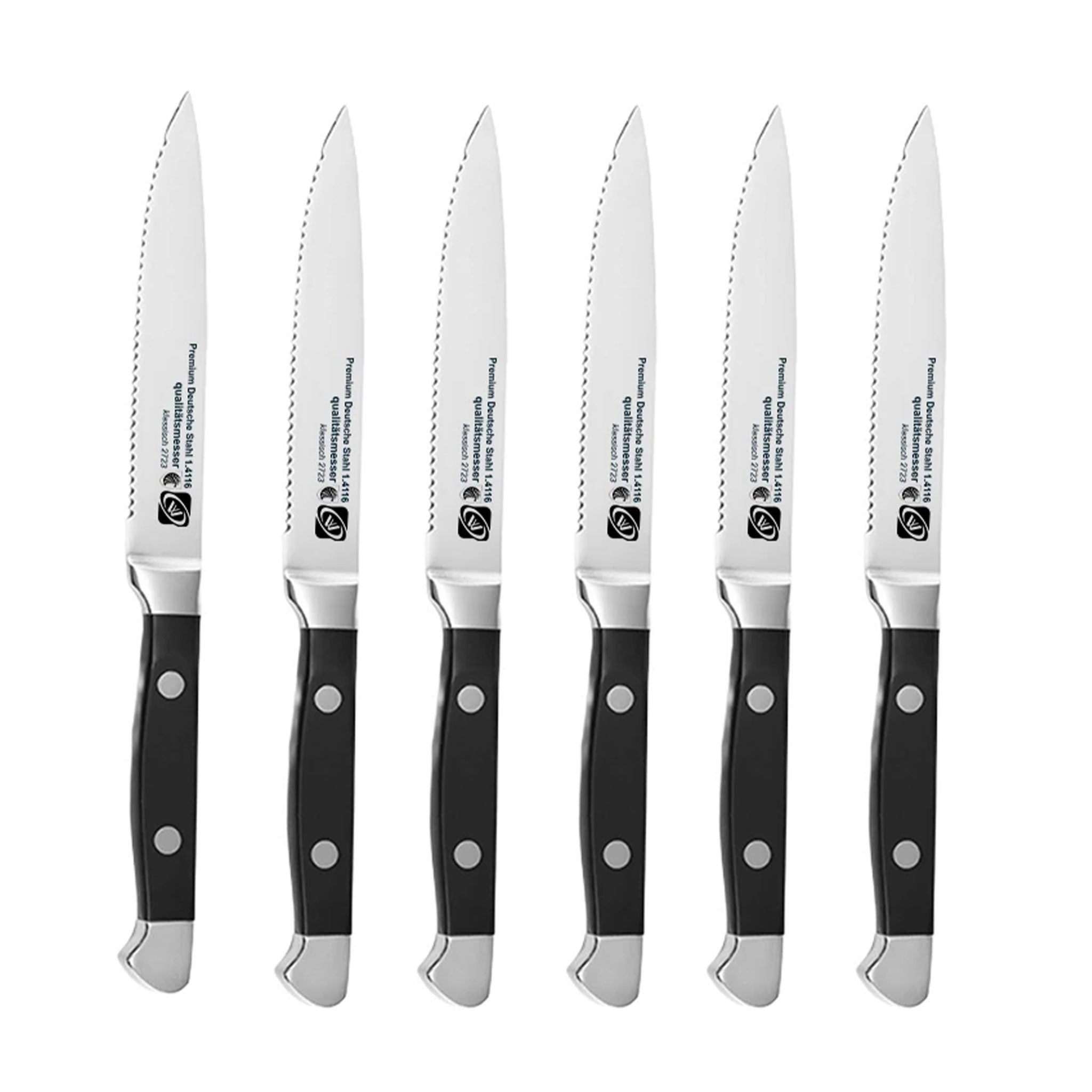 6/12/14/18-Piece German Steel Steak Knife Set