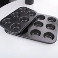 6 Cup Cupcake Pan Muffin Tray Cupcake Mold Muffin Pan Carbon Steel Baking Pan Non Stick Bakeware Biscuit Pan Microwave Cake wiktra