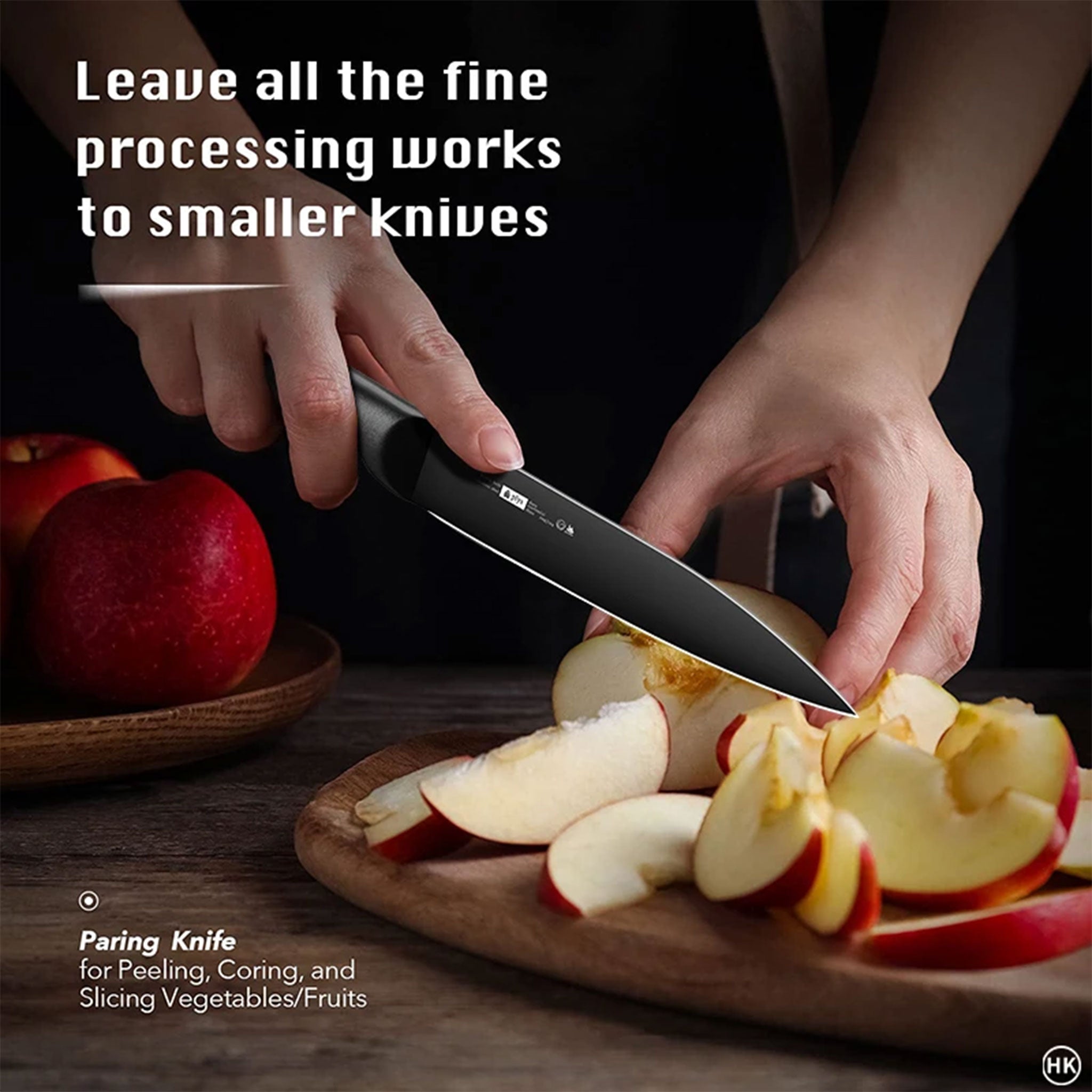 6-Piece High-Quality Kitchen Knife Set with Sharpener – Lightweight & Durable