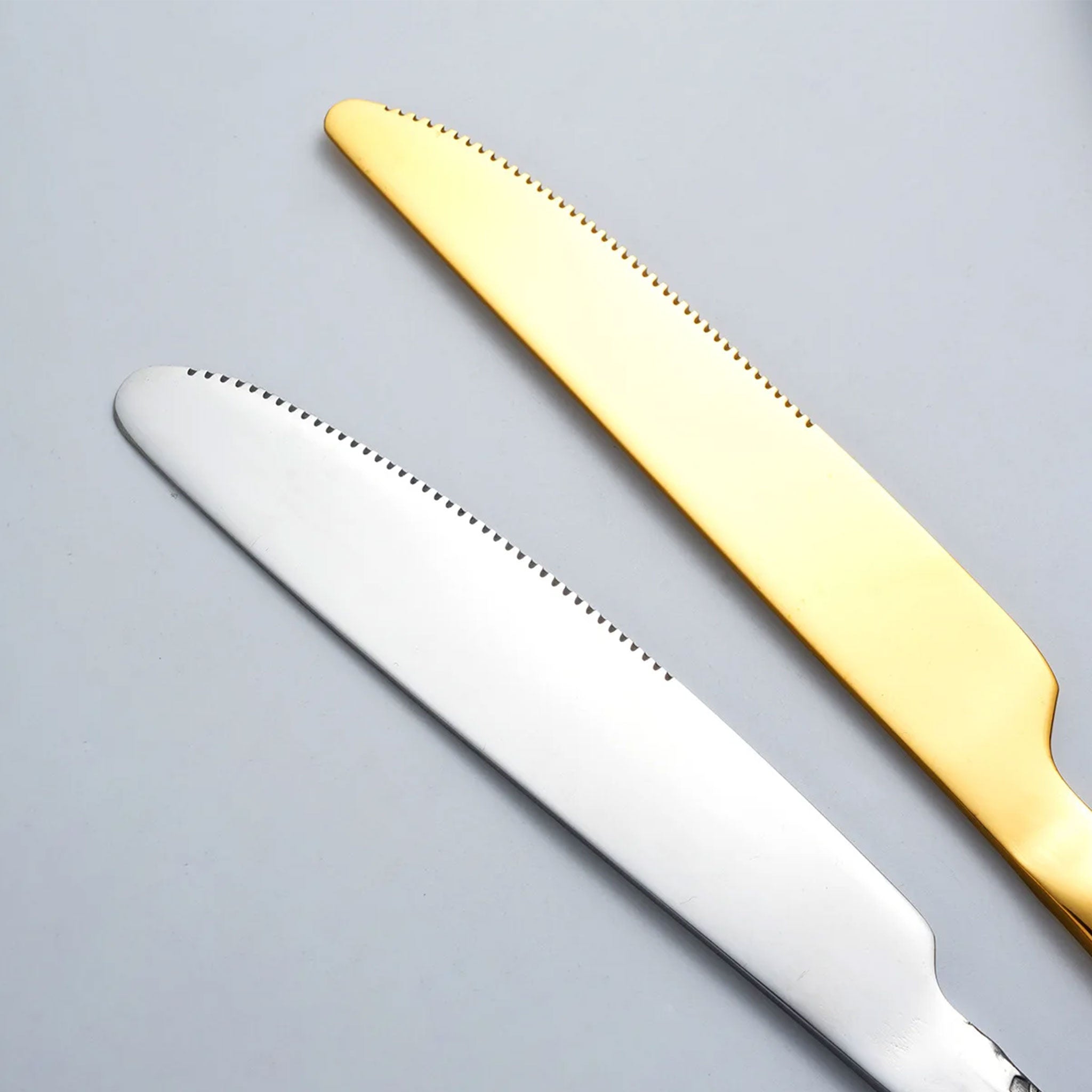 6-Piece Stainless Steel Cutlery Set – Square Handle Knife, Fork & Spoon