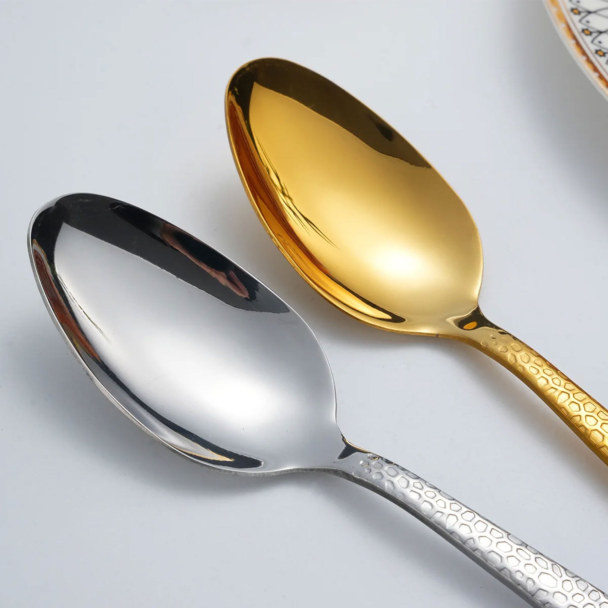 6-Piece Stainless Steel Cutlery Set – Square Handle Knife, Fork & Spoon