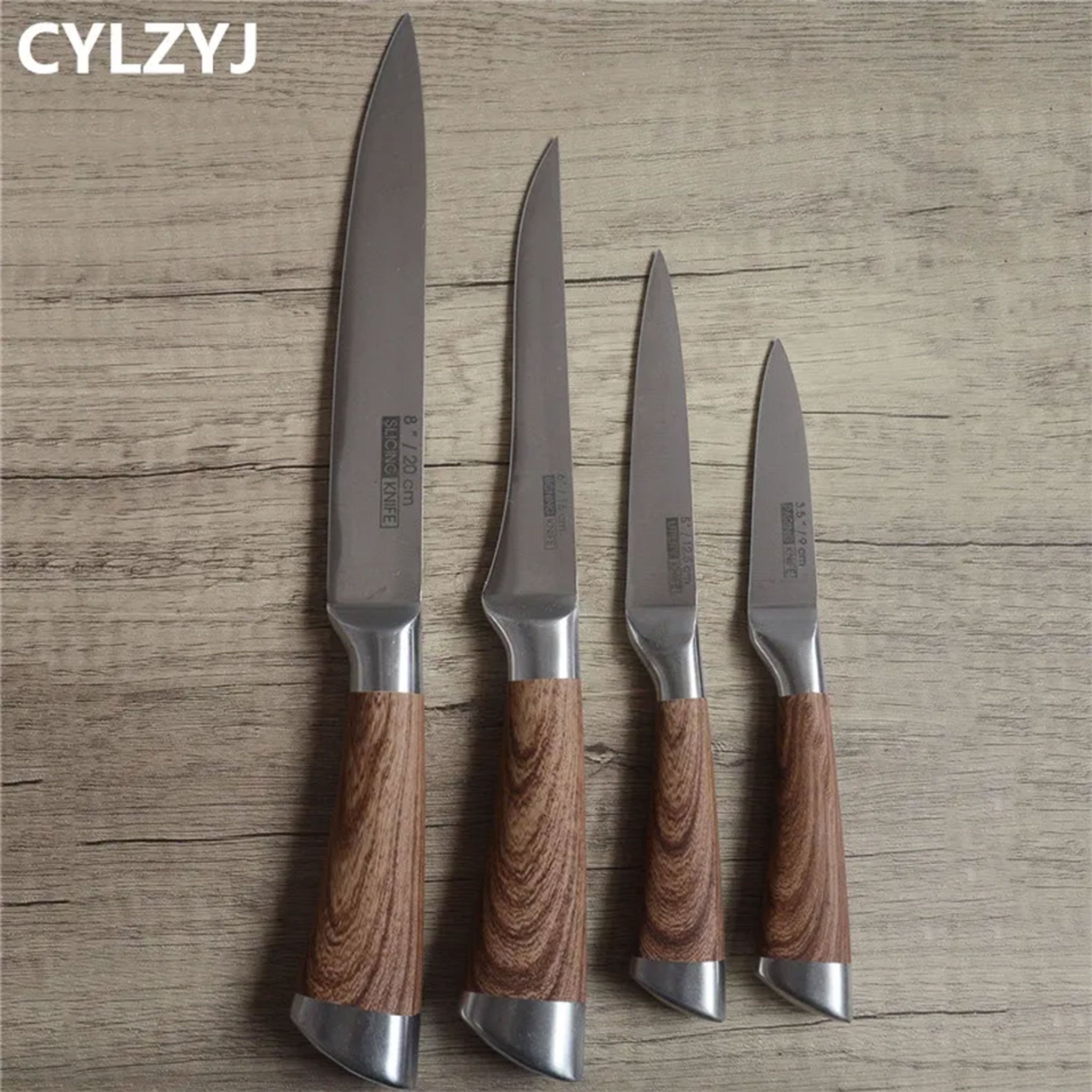 6-Piece Stainless Steel Kitchen Knife Set – Chef & Utility