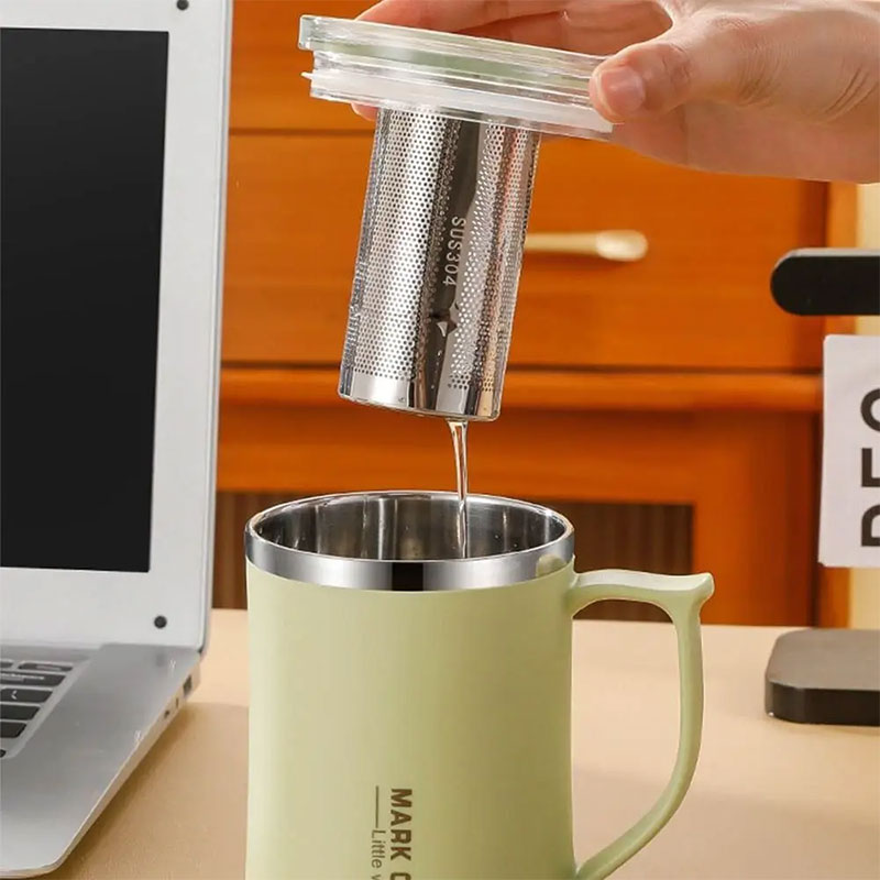 600ml Insulated Tea Filter Travel Mug