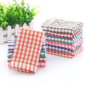 6PCS Cotton Kitchen Tea Towels Absorbent Lint Free Catering Restaurant Cloth Dish Towels Cleaning Cloth Kitchen Cleaning Towel - Wiktra