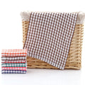 6PCS Cotton Kitchen Tea Towels Absorbent Lint Free Catering Restaurant Cloth Dish Towels Cleaning Cloth Kitchen Cleaning Towel - Wiktra