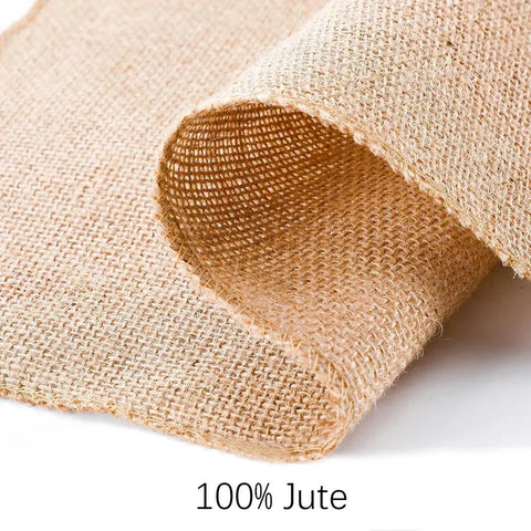 6PCS Wholesale Jute Napkin Reusable Tea Towel Wedding Party Christmas Table Decor Retro Burrs napkin - Wiktra