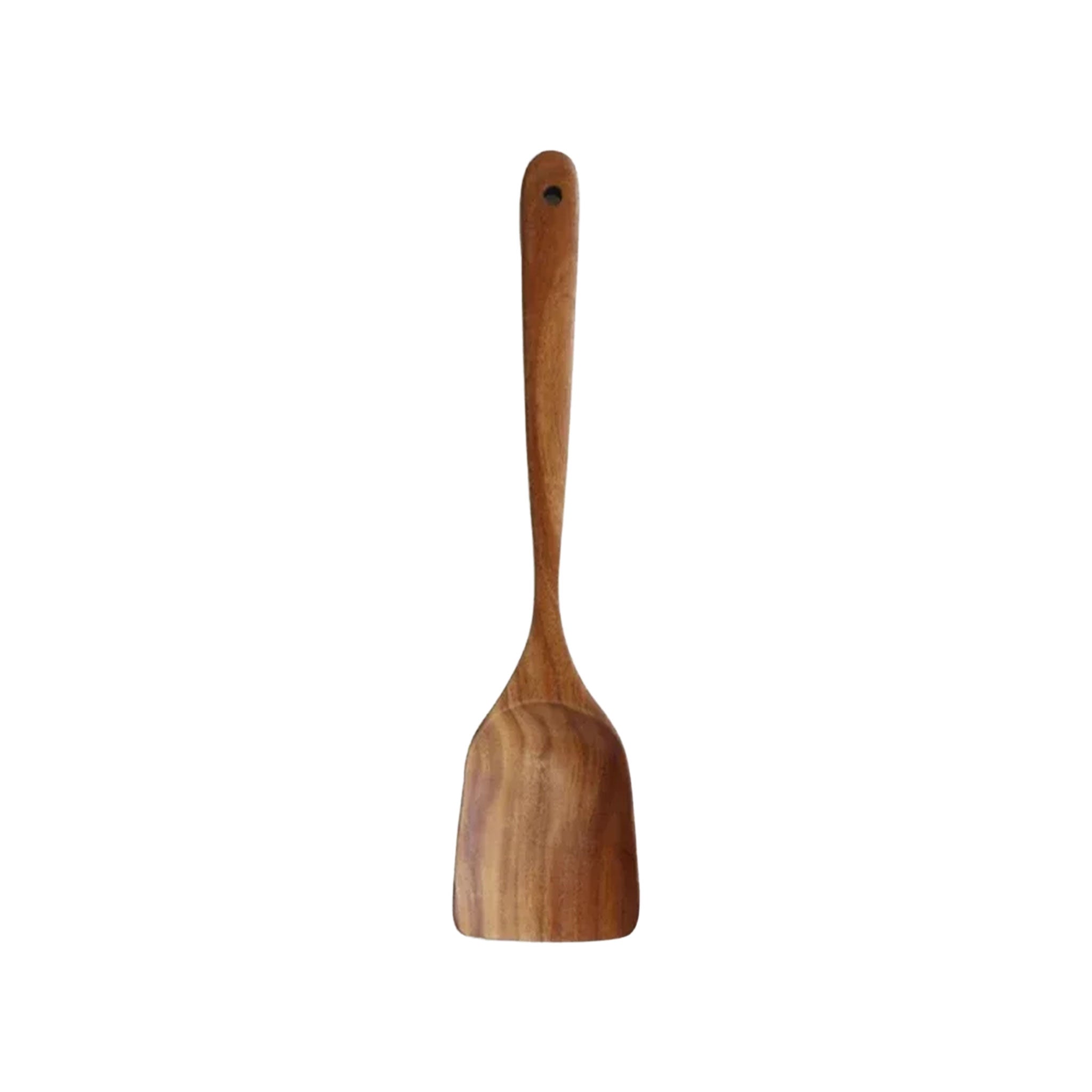 7-Piece Teak Wood Cooking Spoon & Skimmer Set