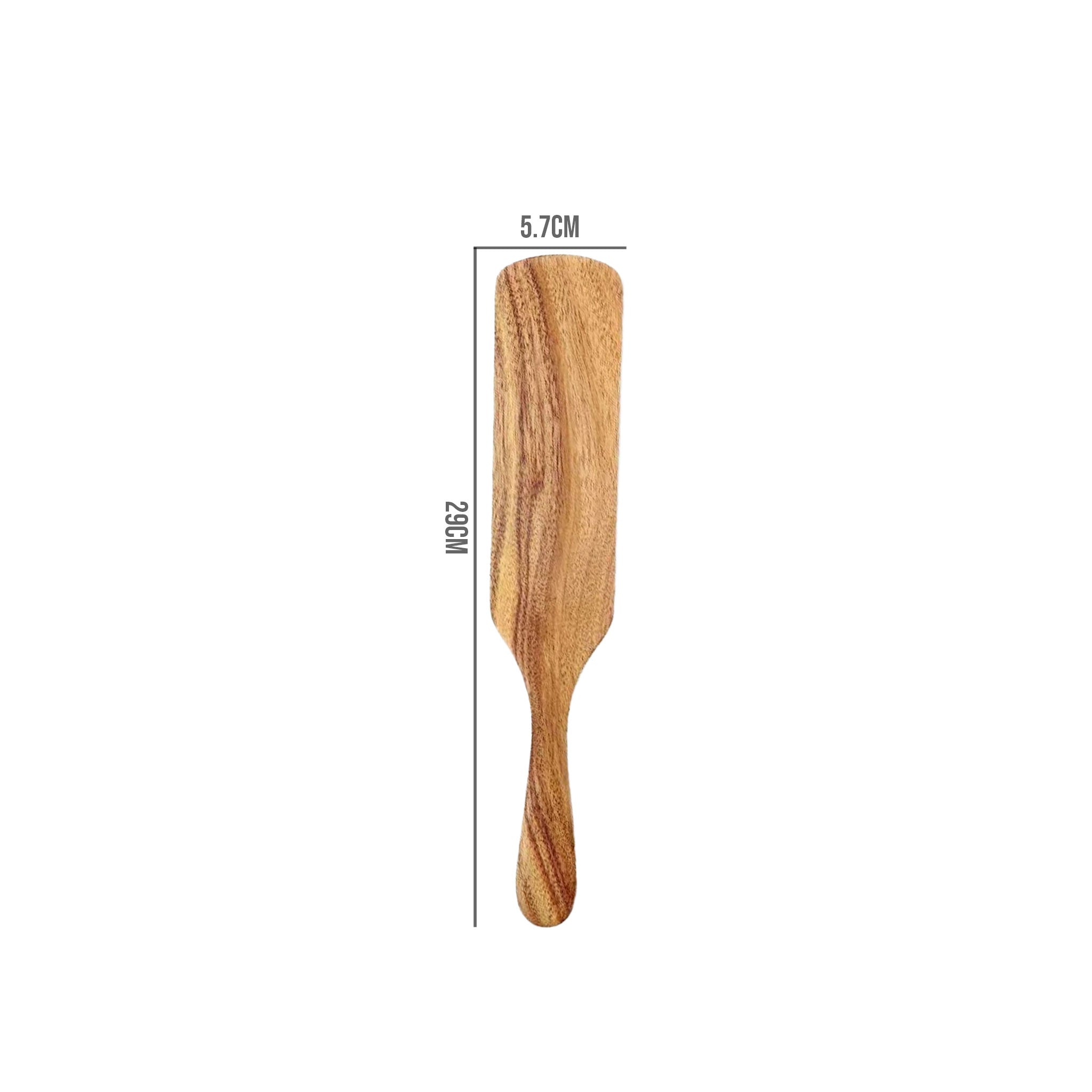 7-Piece Teak Wood Cooking Spoon & Skimmer Set