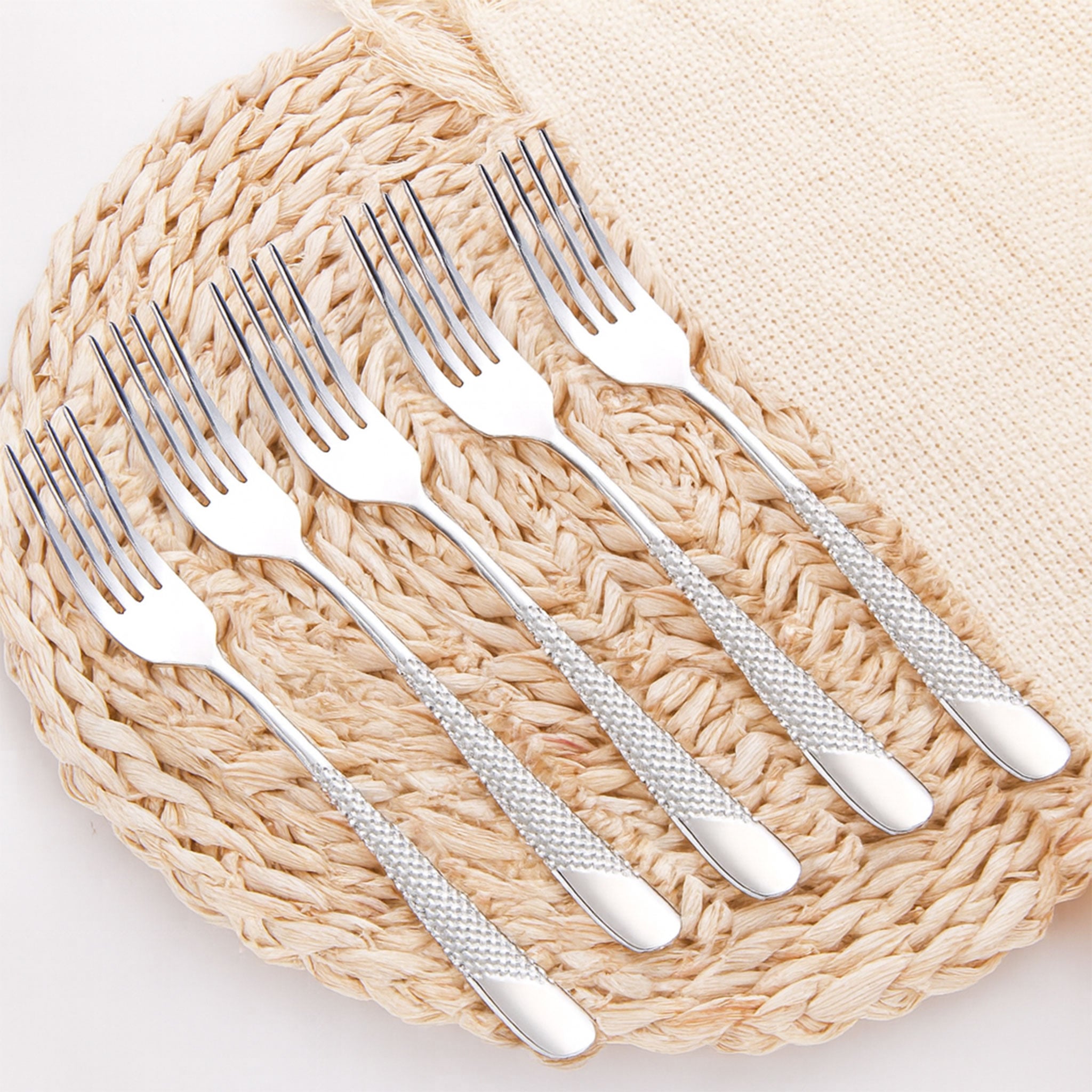 Luxury 18-10 Gold Plated Dinner Forks Set