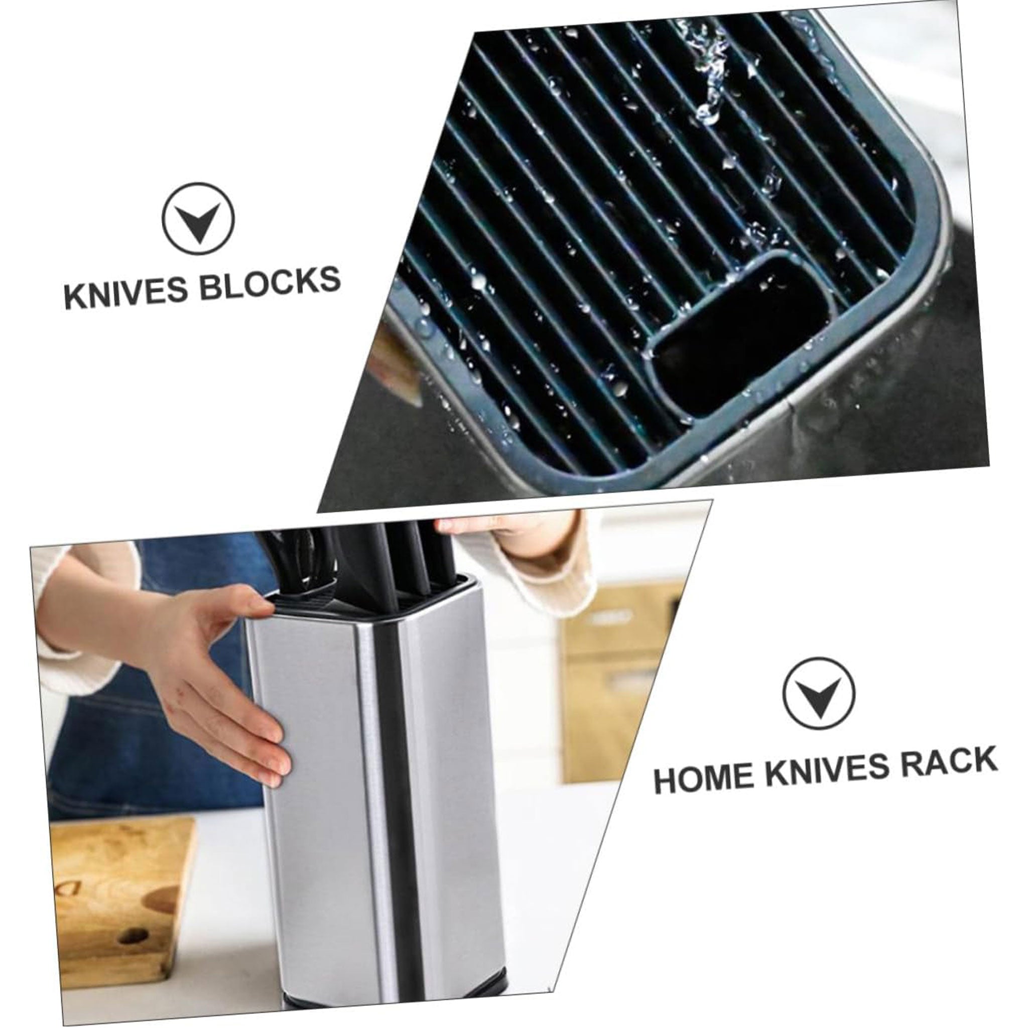 7CR17 Japanese Kitchen Knife Set – Laser Damascus Pattern Chef, Santoku & Utility Knives
