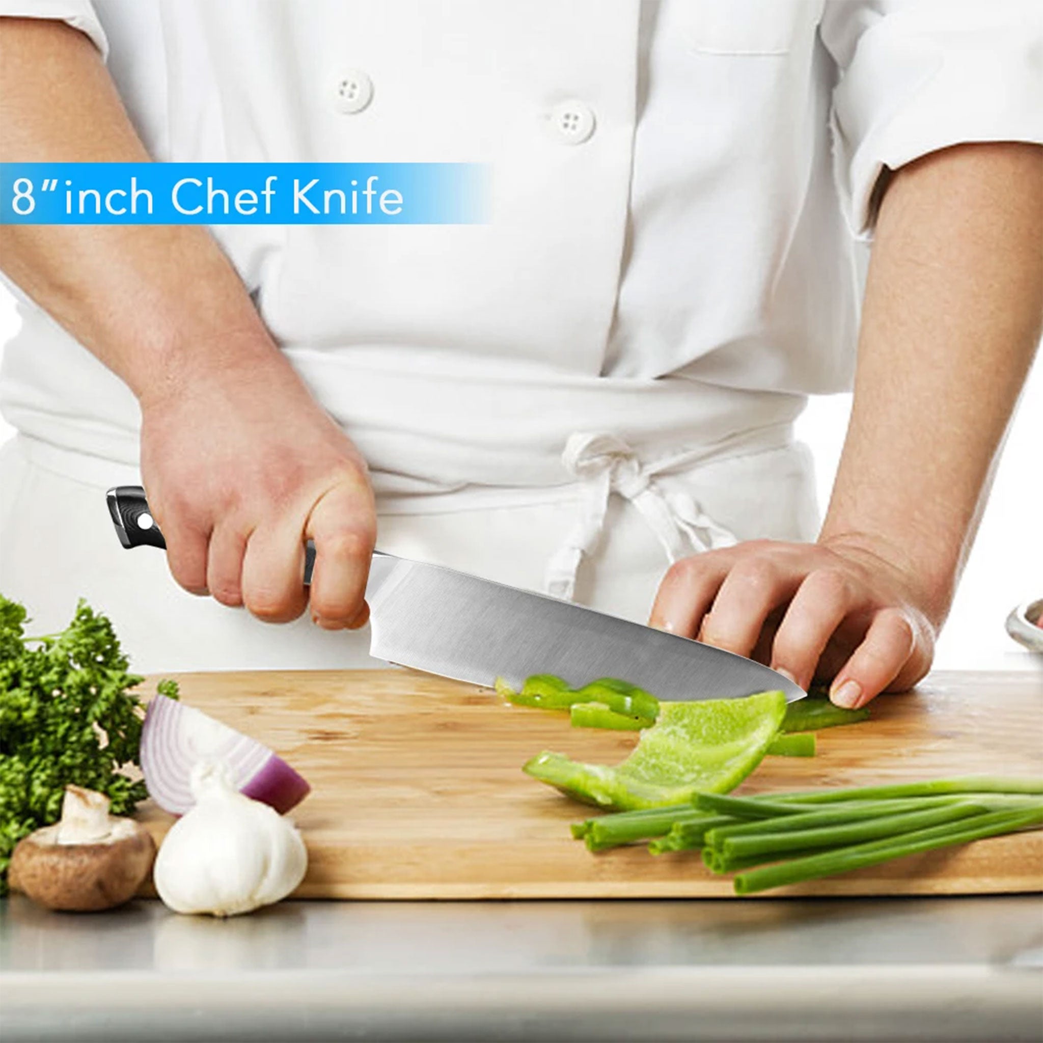 8" Professional Chef Knife – 4116 German Stainless Steel