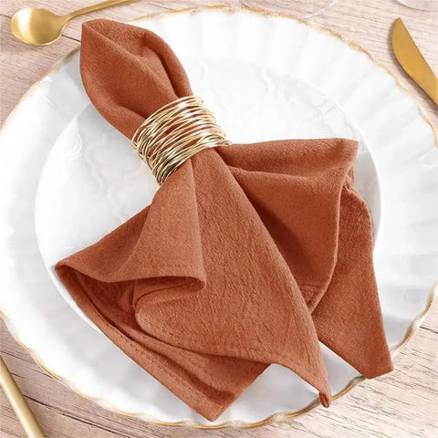 8PC 30X45CM Sage green Cotton Cloth Napkins Dinner Kitchen Tea Towels Table Design Mat Wedding Party Supply Home Banquet Decor