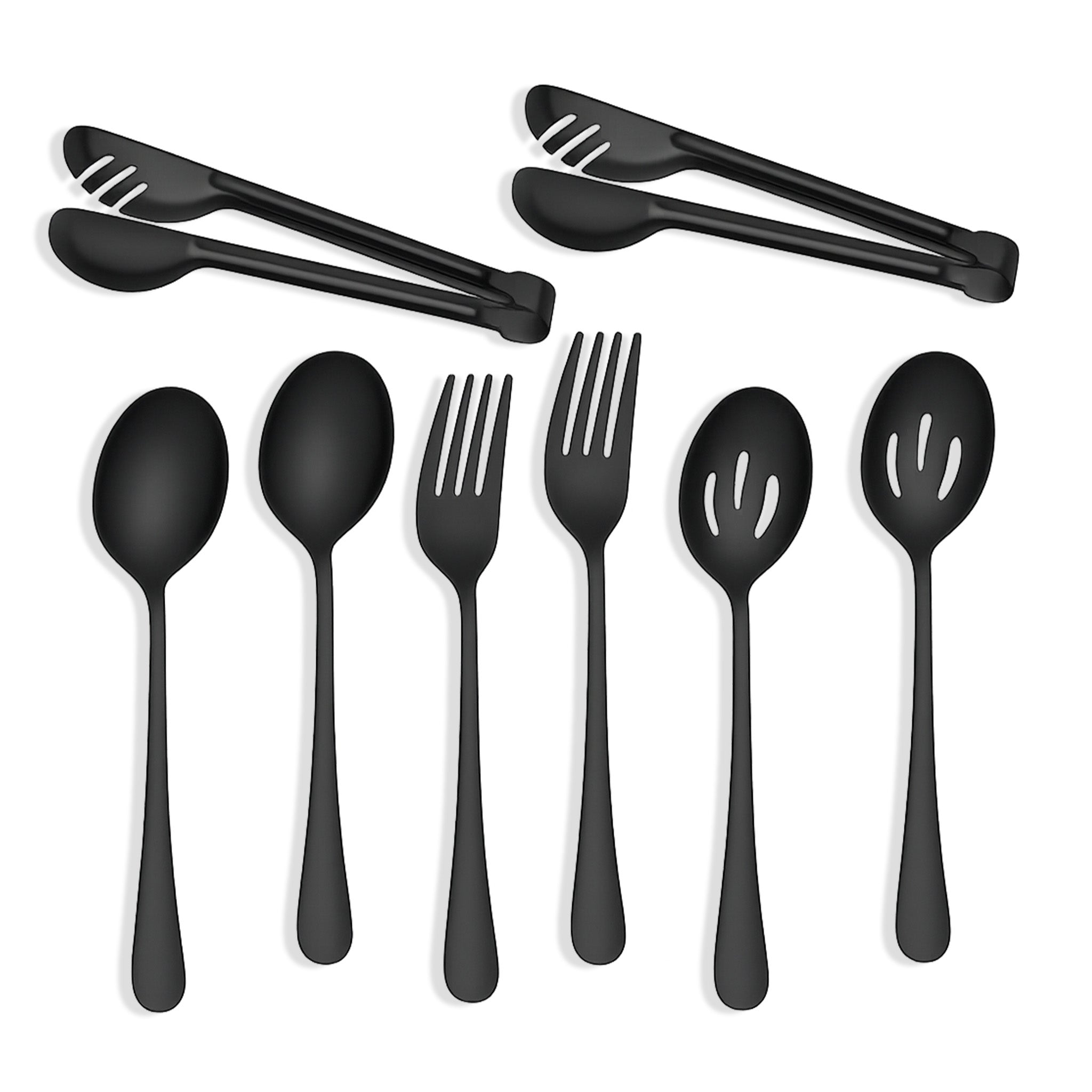 8-Piece Stainless-Steel Serving Utensil Set