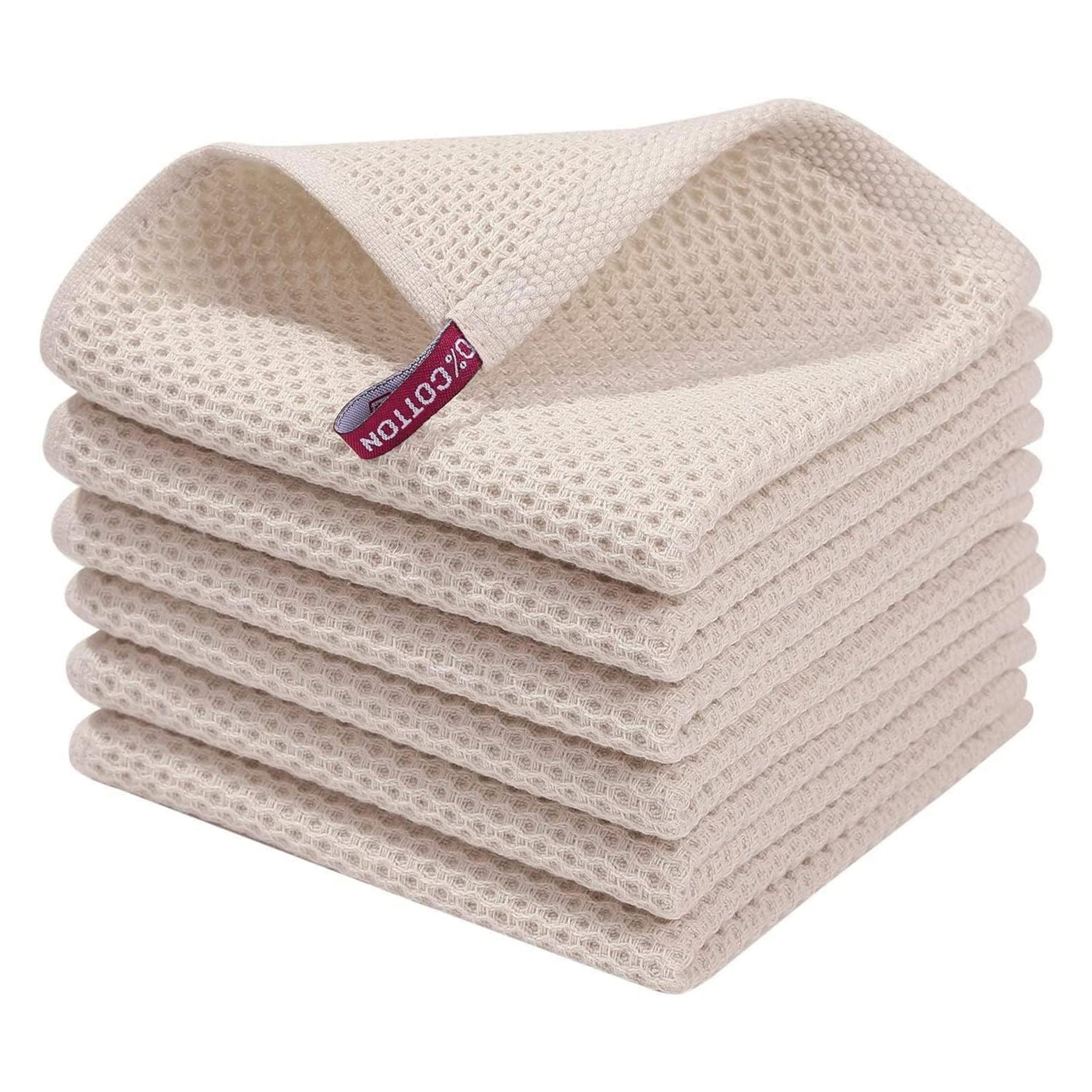 Absorbent Cotton Waffle Hand Towel