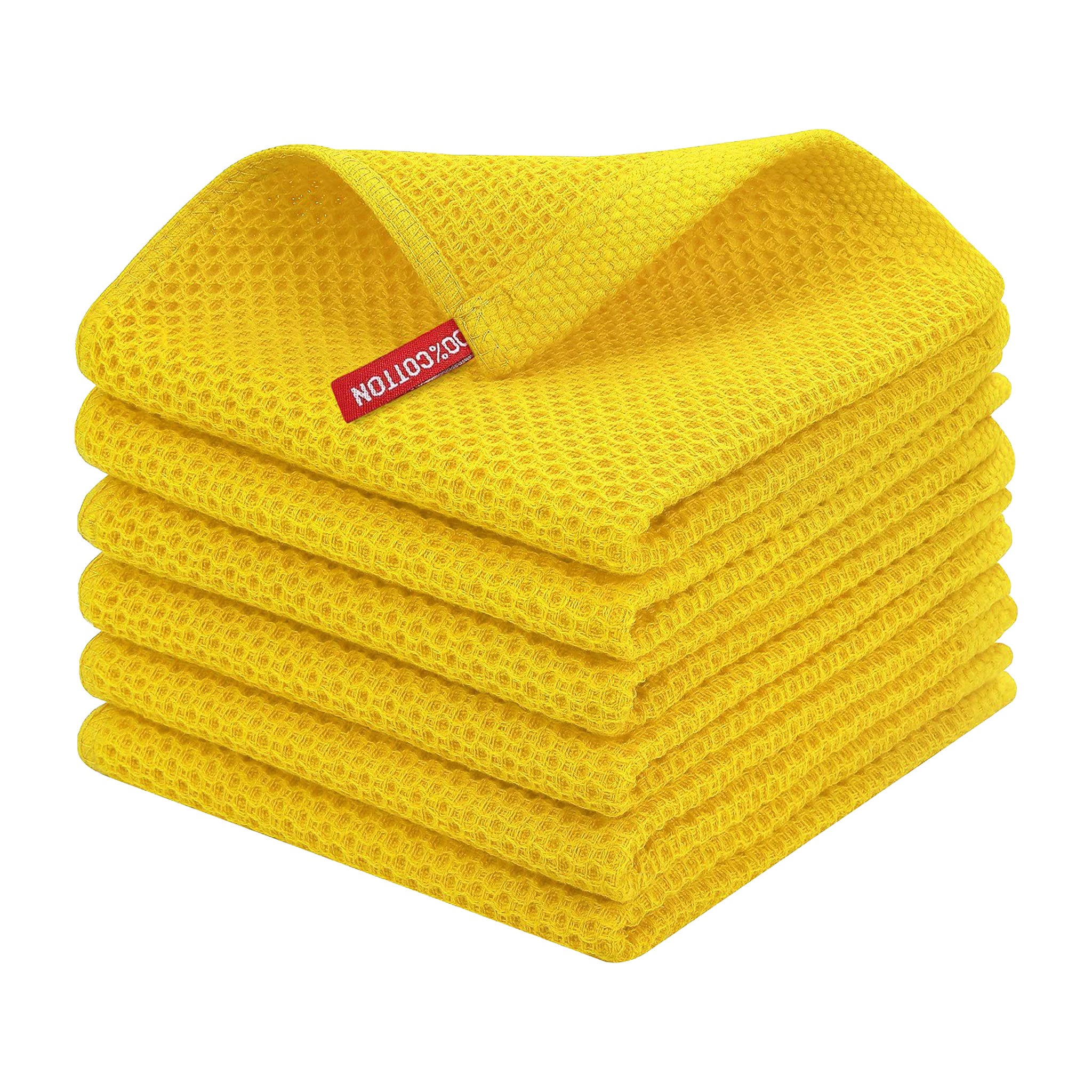 Absorbent Cotton Waffle Hand Towel
