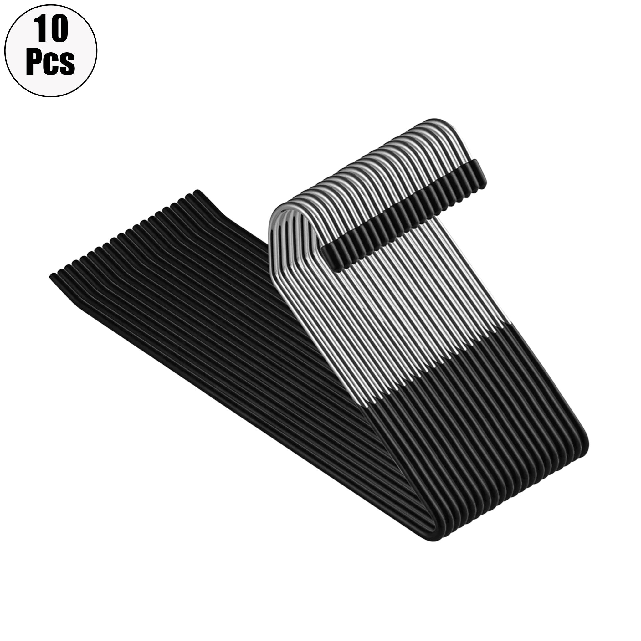 "Anti-Slip Open Metal Pants Hanger – Space-Saving, Strong & Smooth Organizer"