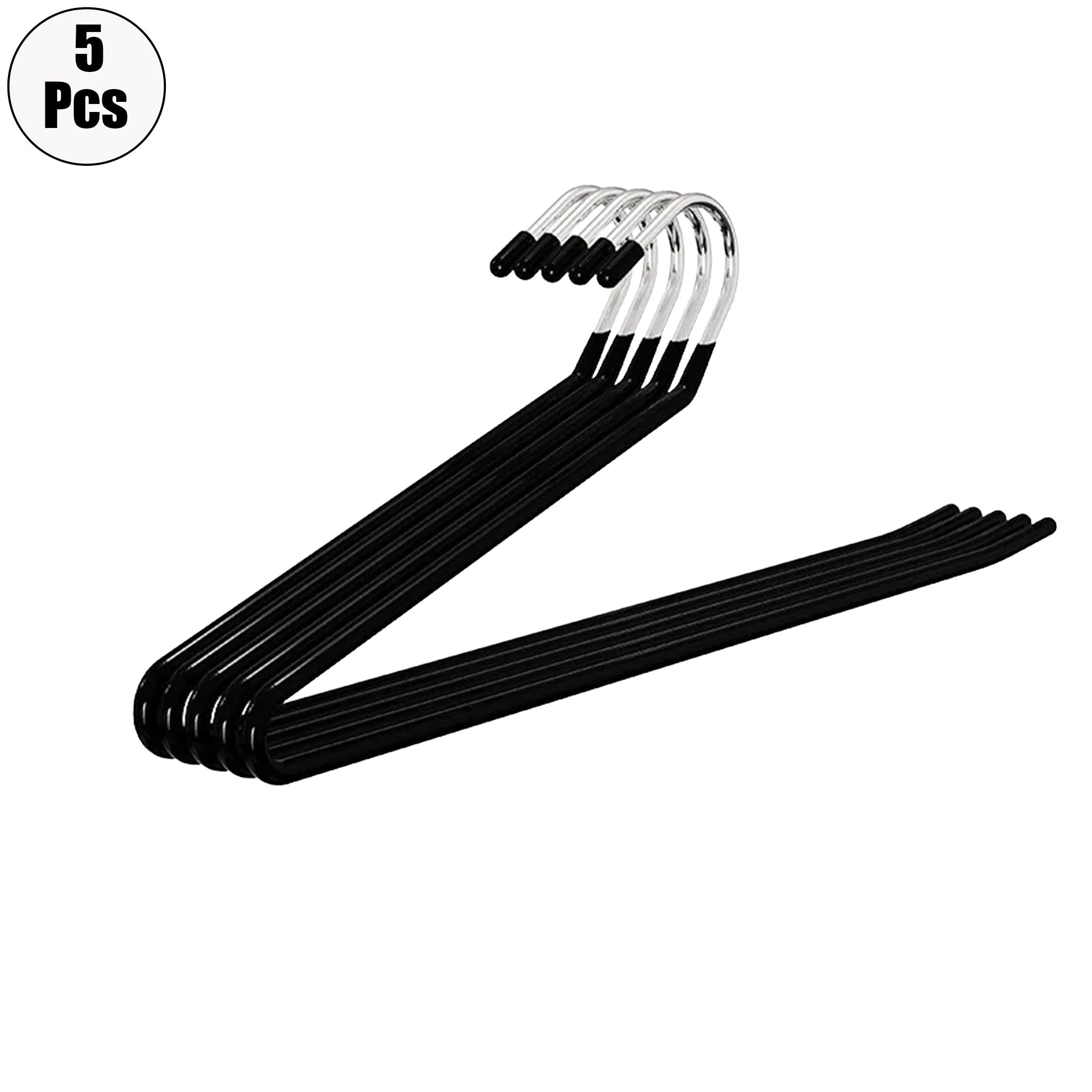 "Anti-Slip Open Metal Pants Hanger – Space-Saving, Strong & Smooth Organizer"