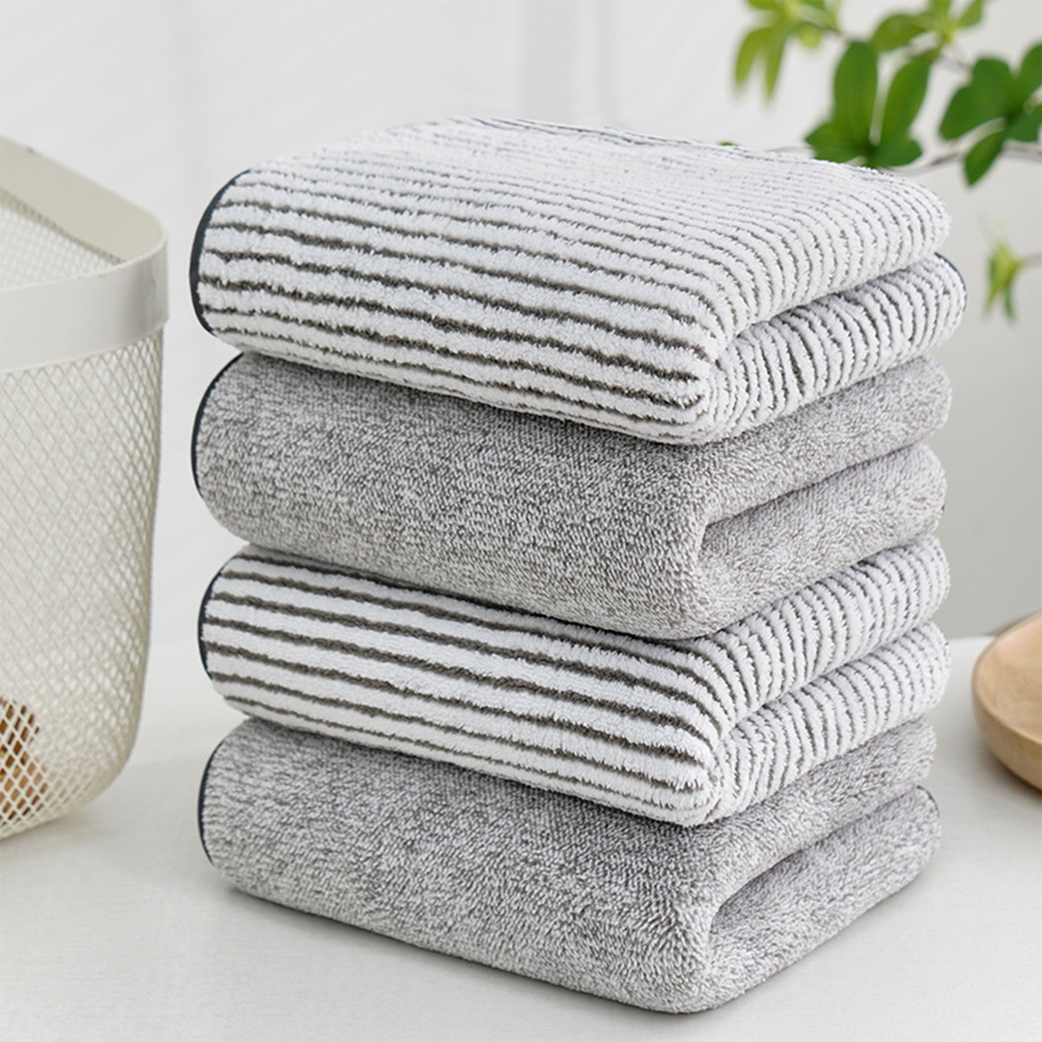 Bamboo Charcoal Fiber Beauty Towel