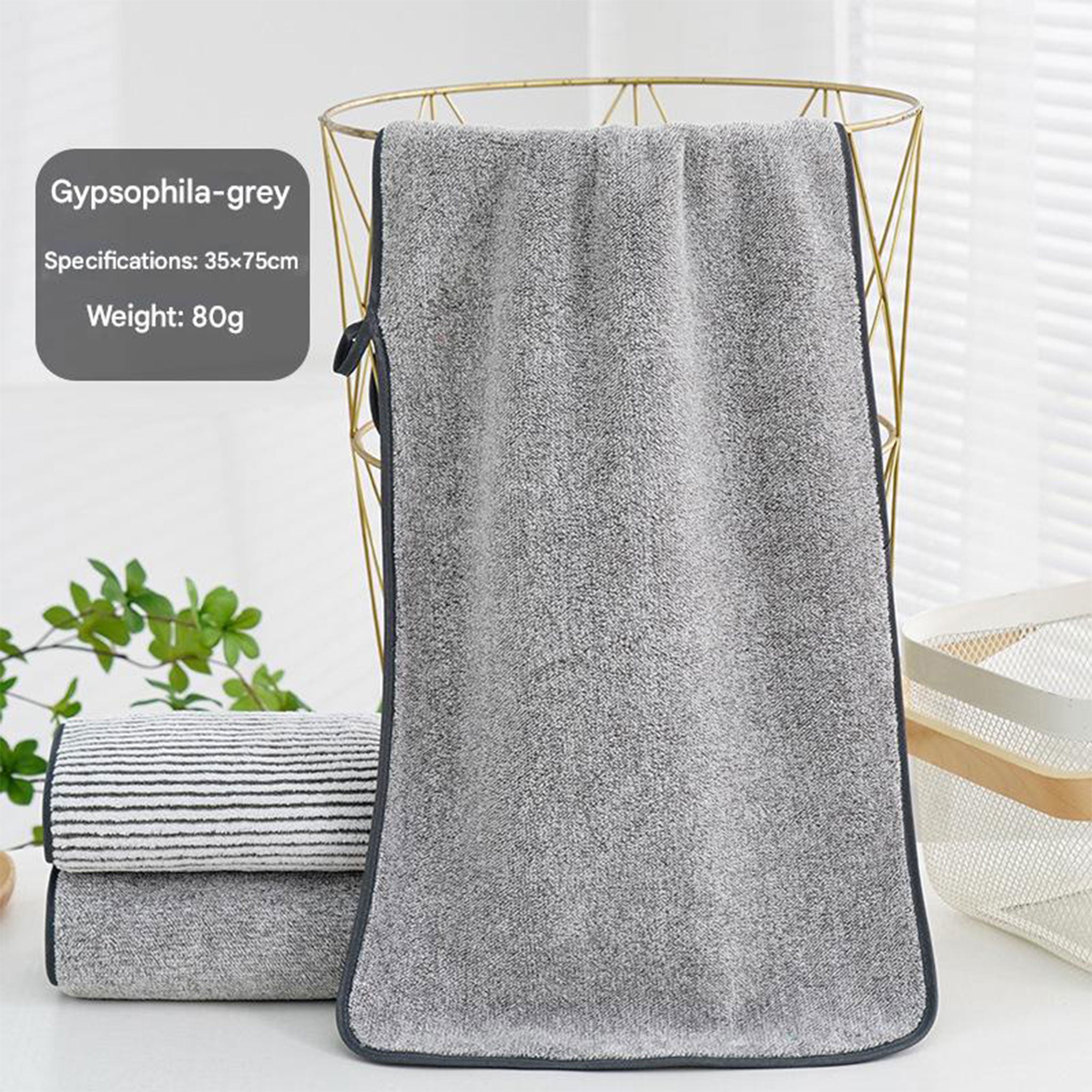 Bamboo Charcoal Fiber Beauty Towel