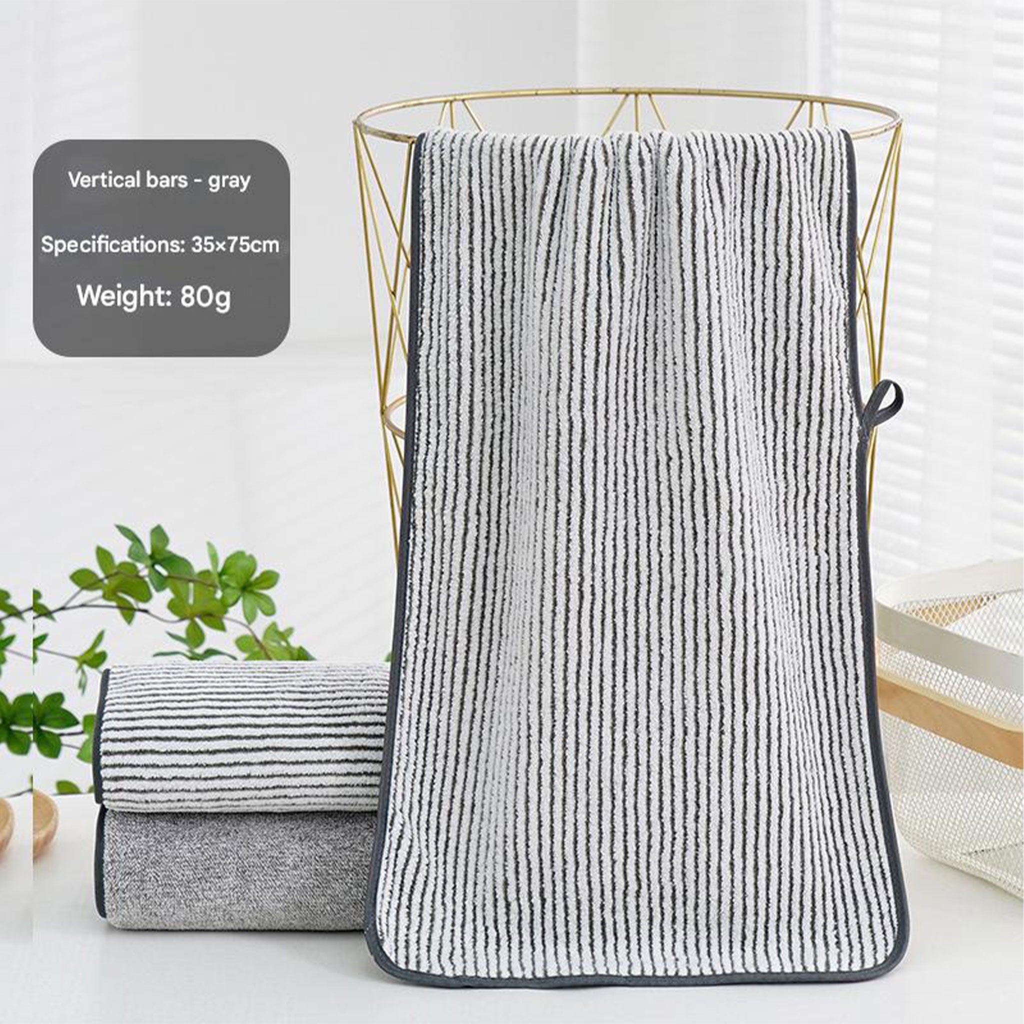 Bamboo Charcoal Fiber Beauty Towel
