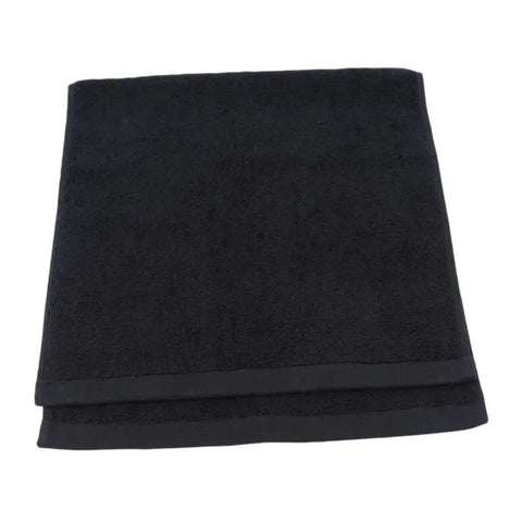 Black Towel Cotton Soft Face Towel Hotel Bathroom Beauty Parlor Home Strong Water Absorption Washcloth Kitchen Towels - Wiktra