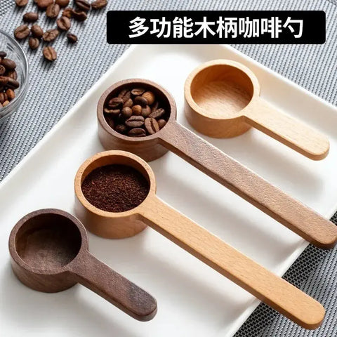 Black Walnut Wood Coffee Measuring Spoon, Solid Wood Measuring Spoon, Gram Spoon, Coffee Powder, Gram Weight Measuring wiktra