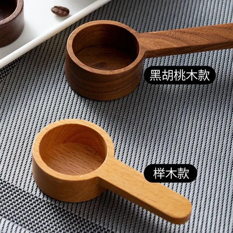 Black Walnut Wood Coffee Measuring Spoon, Solid Wood Measuring Spoon, Gram Spoon, Coffee Powder, Gram Weight Measuring wiktra