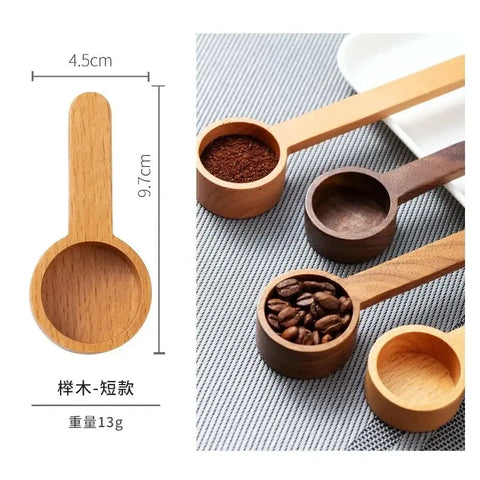 Black Walnut Wood Coffee Measuring Spoon, Solid Wood Measuring Spoon, Gram Spoon, Coffee Powder, Gram Weight Measuring wiktra