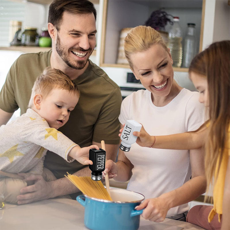 Black & White Kitchen Spice Shaker