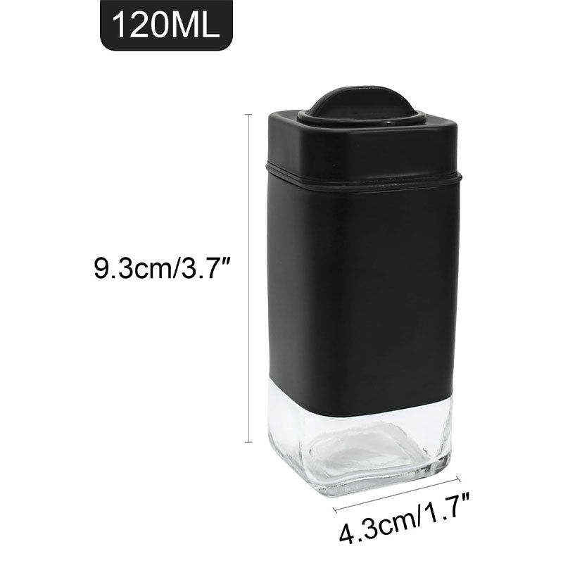 Black & White Seasoning Bottle Set