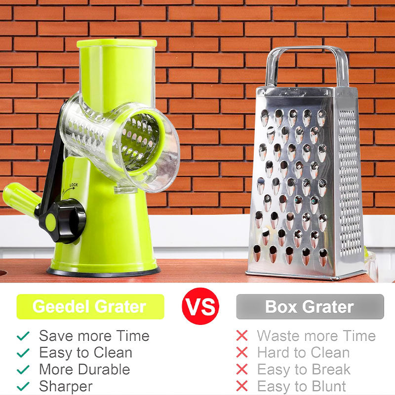 Blade Manual Rotary Vegetable Slicer