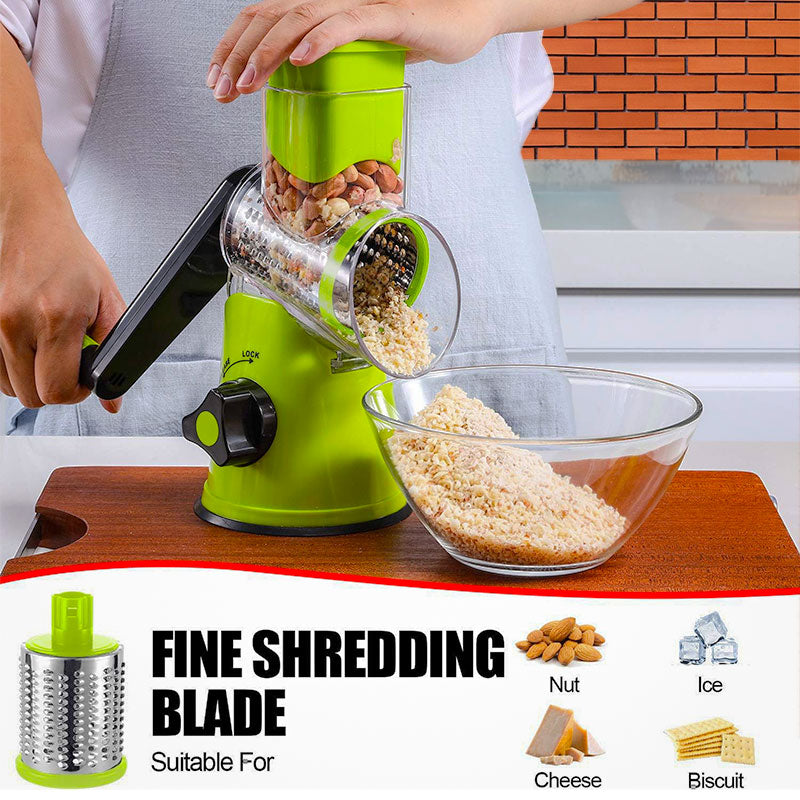 Blade Manual Rotary Vegetable Slicer