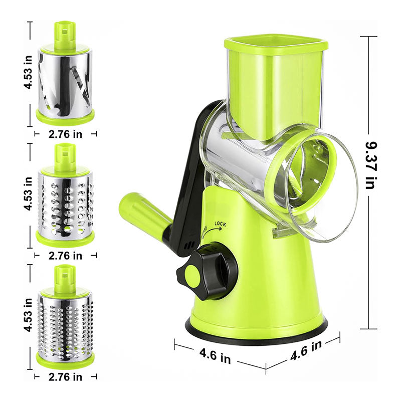 Blade Manual Rotary Vegetable Slicer