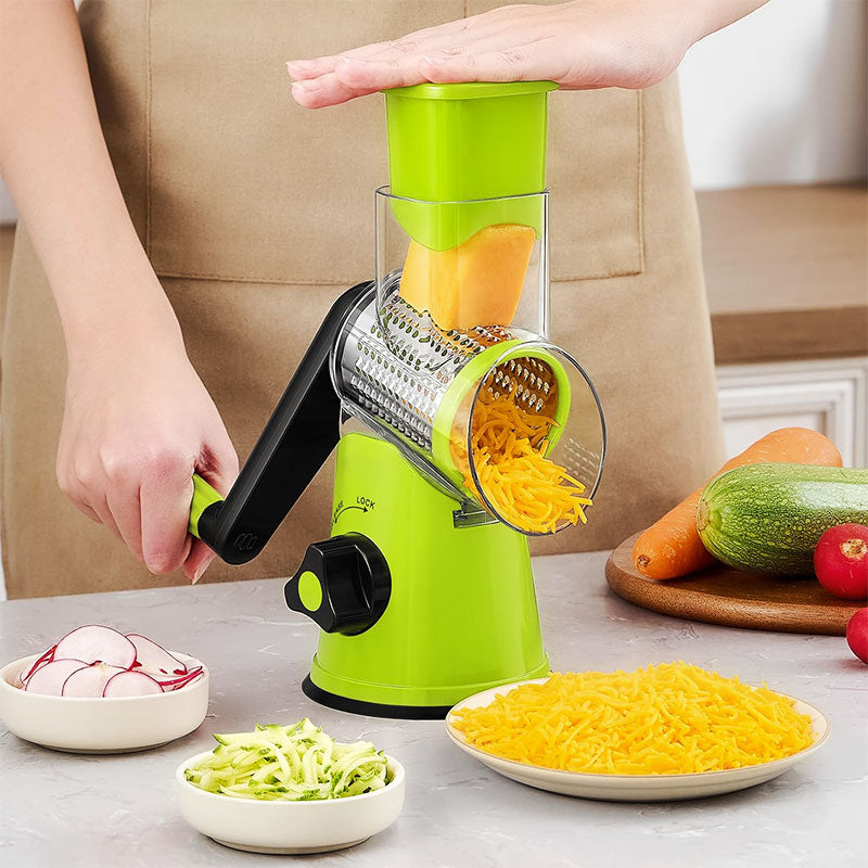 Blade Manual Rotary Vegetable Slicer