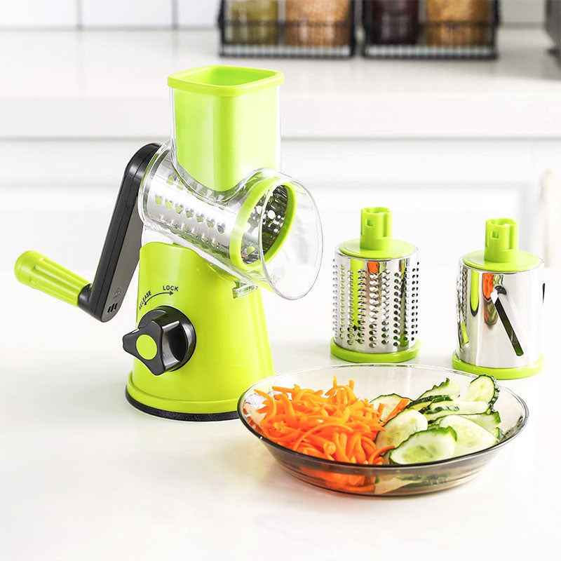 Blade Manual Rotary Vegetable Slicer