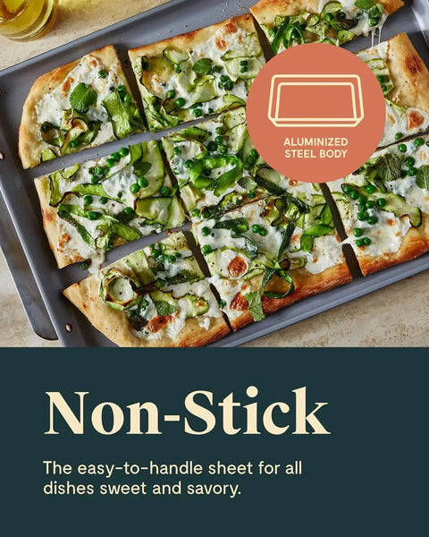 Caraway Non-Stick Ceramic Baking Sheet Duo - Naturally Slick Ceramic Coating - Non-Toxic wiktra