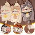 Cartoon Cat Hand Towels Hanging Absorbent Cute Animal Bathing Children Towel Wipe Dry Quick Kitchen Soft Kids Cloth Towel Q7Y4 wiktra