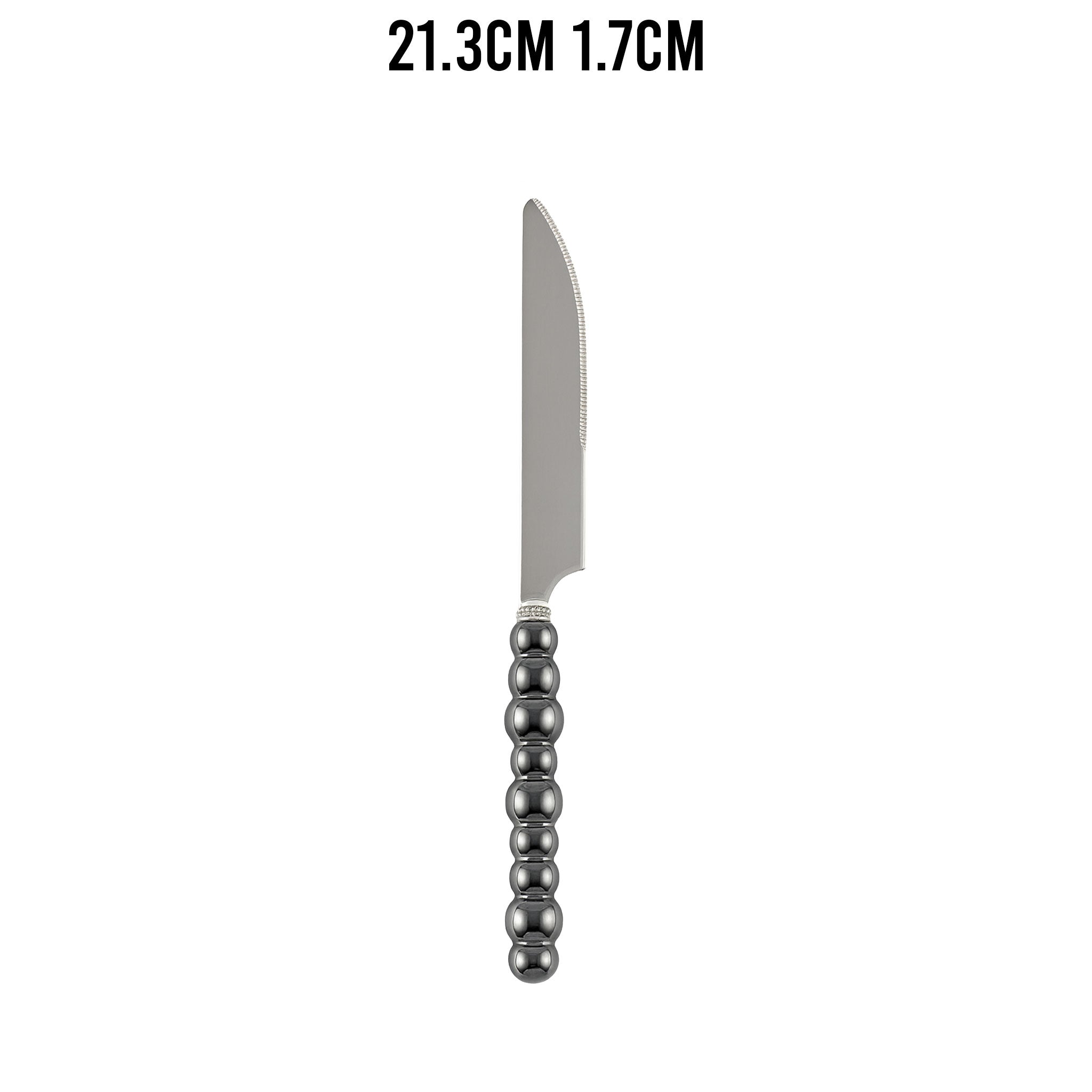 Ceramic Pearl Handle Cutlery Set – Knife, Fork & Spoons