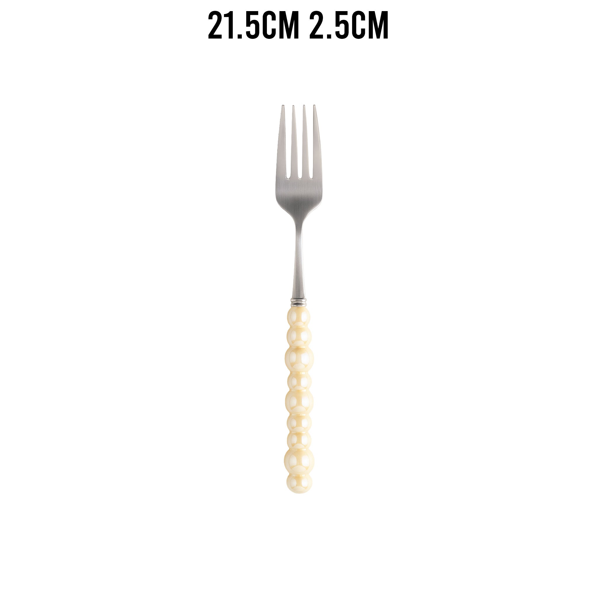 Ceramic Pearl Handle Cutlery Set – Knife, Fork & Spoons