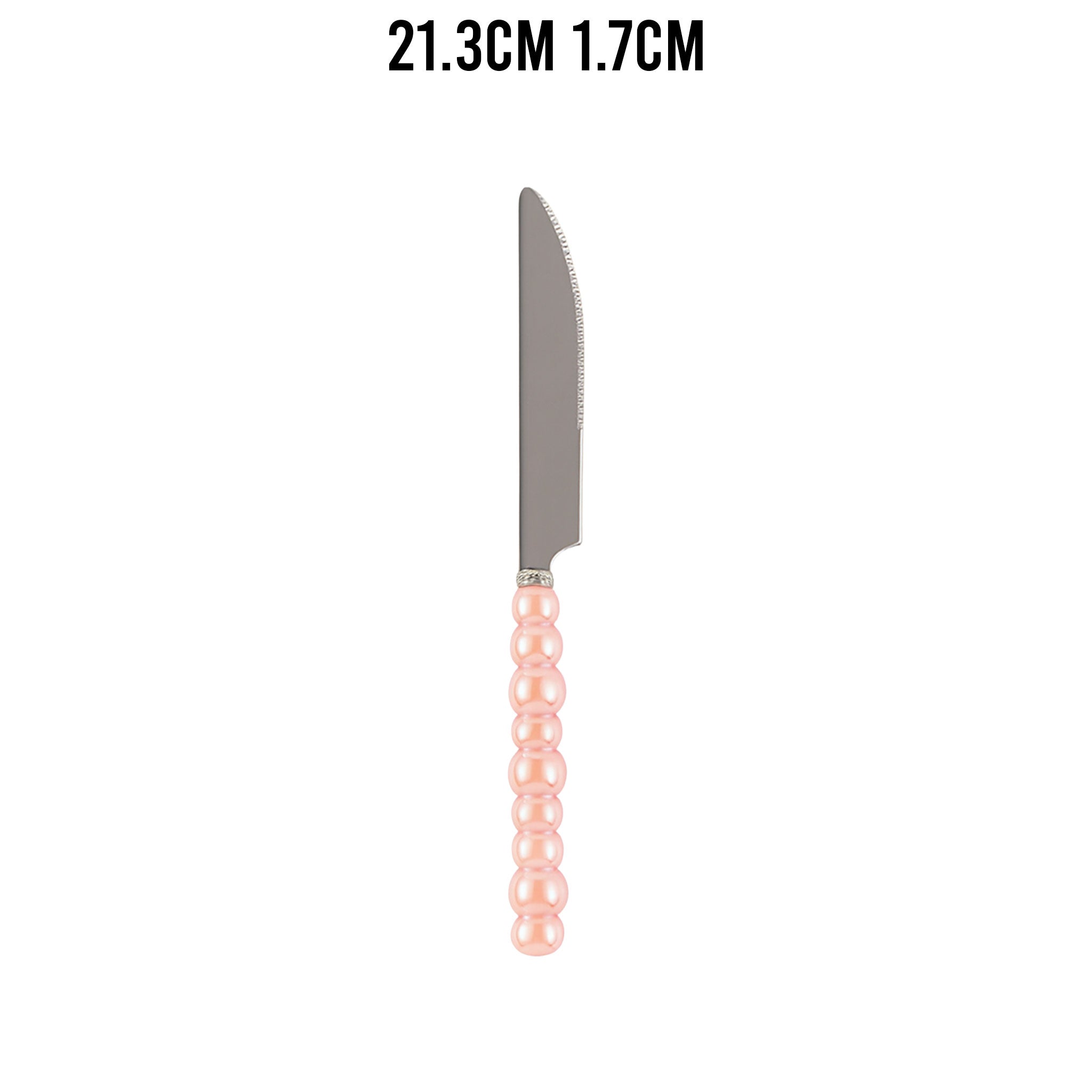 Ceramic Pearl Handle Cutlery Set – Knife, Fork & Spoons