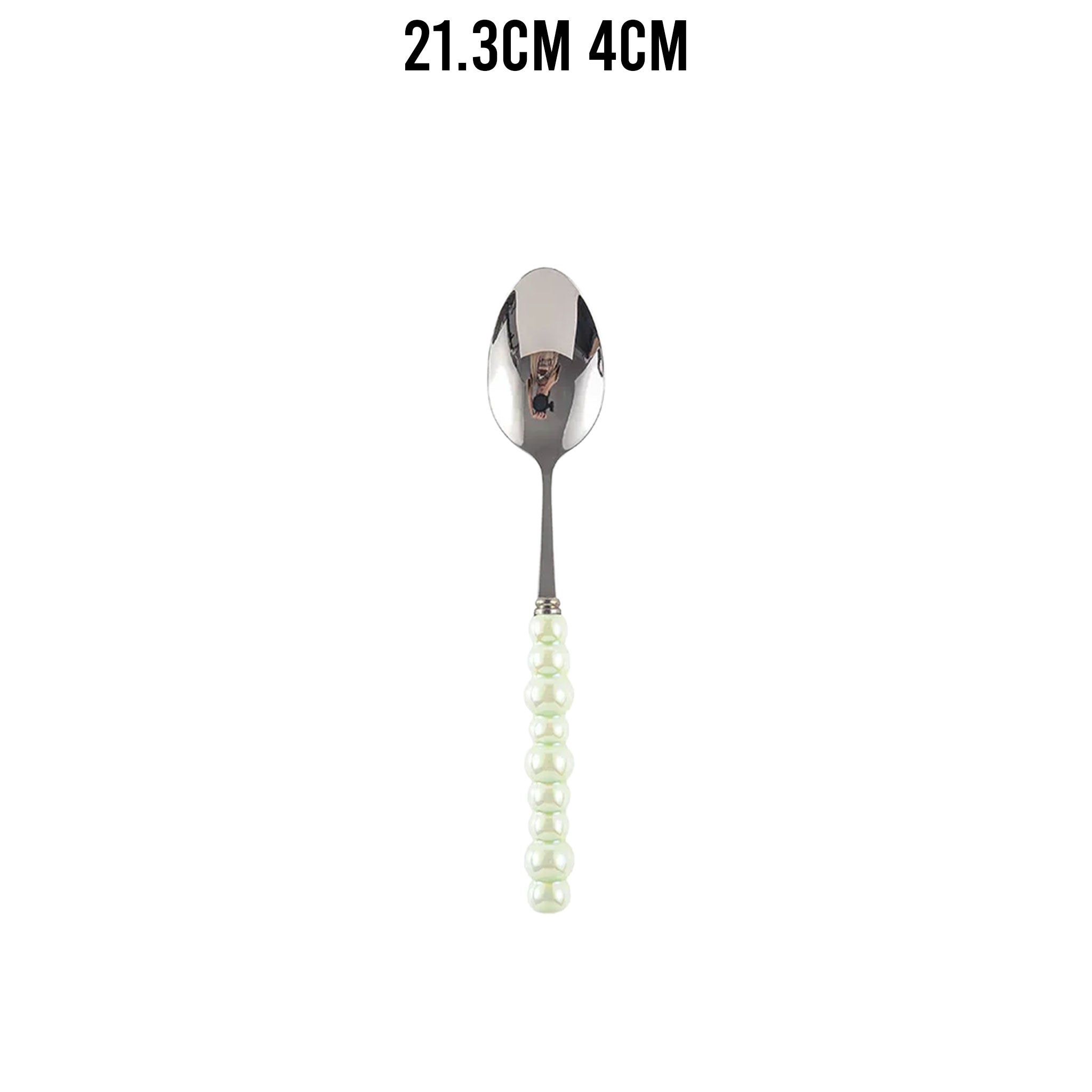 Ceramic Pearl Handle Cutlery Set – Knife, Fork & Spoons